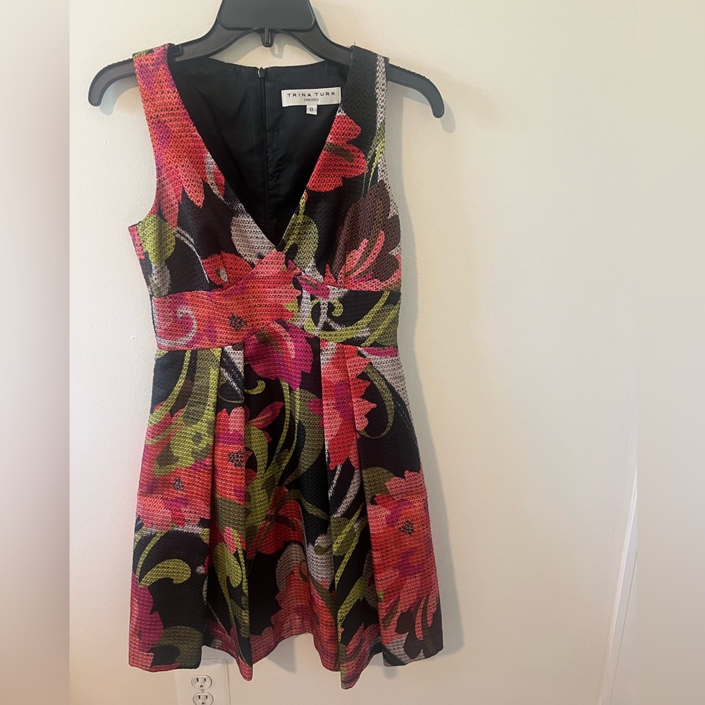 Trina Turk Mini Floral Dress